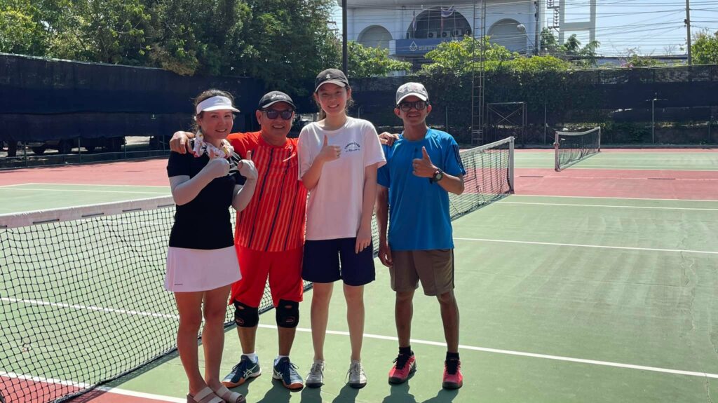 Tennis lesson